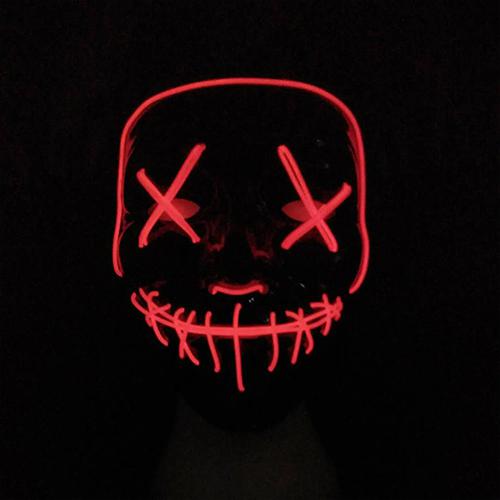 Halloween Mask LED lampice za osvjetljavanje Party maske The Purge Izborna godina Festivalske zabavne maske Cosplay 7.jpg 640x640 7