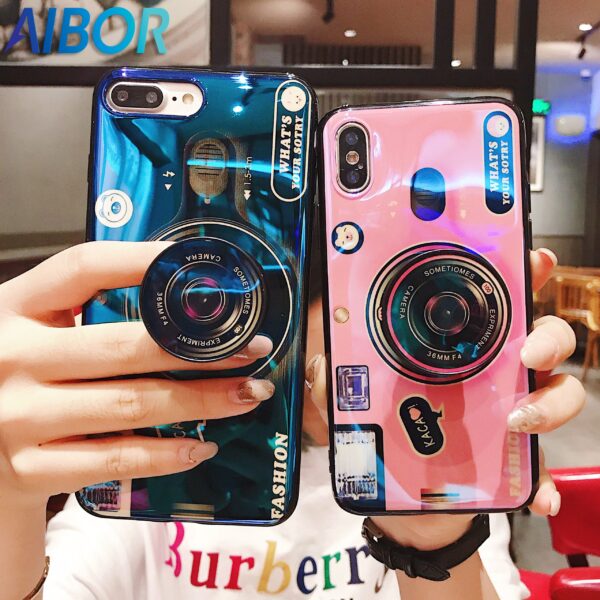 Luxury Blu ray retro camera Phone Cases For iPhone X XS MAX XR 6 6S 7 scaled