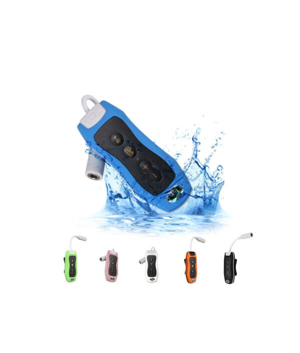 MAHA 8GB MP3 Player Swimming Underwater Diving Spa FM Radio Waterproof Surfing Headphones White Blue Green 6
