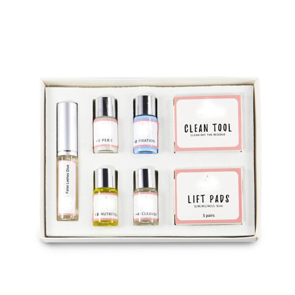 Mini Kirpash Perming Kit кирпиктерди көтөрүп, Cilia Lift кеңейтүүчү пермди көтөрүп турат