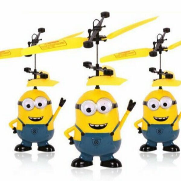 Mini RC Despicable Drone Minions Helicopter Quadcopter Drone Flying Sensory Toy For Kids Gift 2