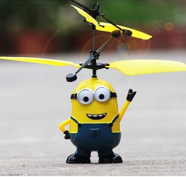 Mini RC Despicable Drone Minions Helicopter Quadcopter Drone Flying Sensory Toy For Kids Gift 5