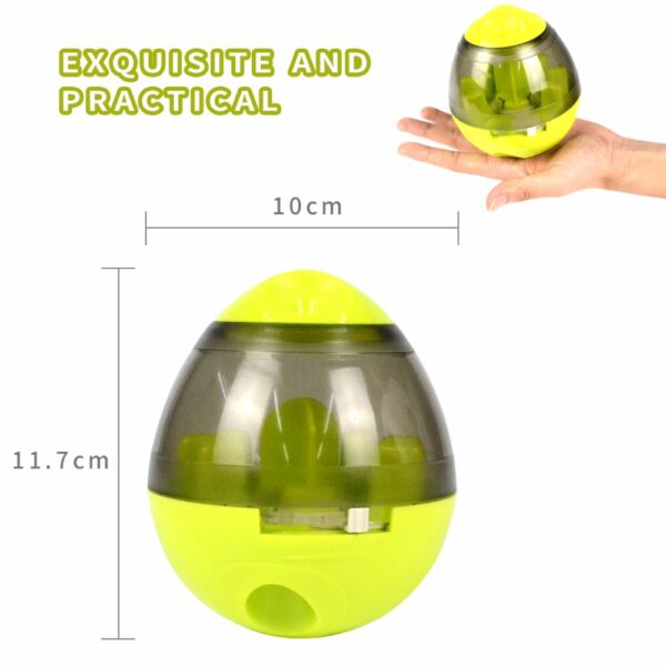 Tsiaj Dog Toys Tumbler Leakage Ball Dog Bite Toy Removable Dogs Leakage Dispenser Chewing Khoom rau 3