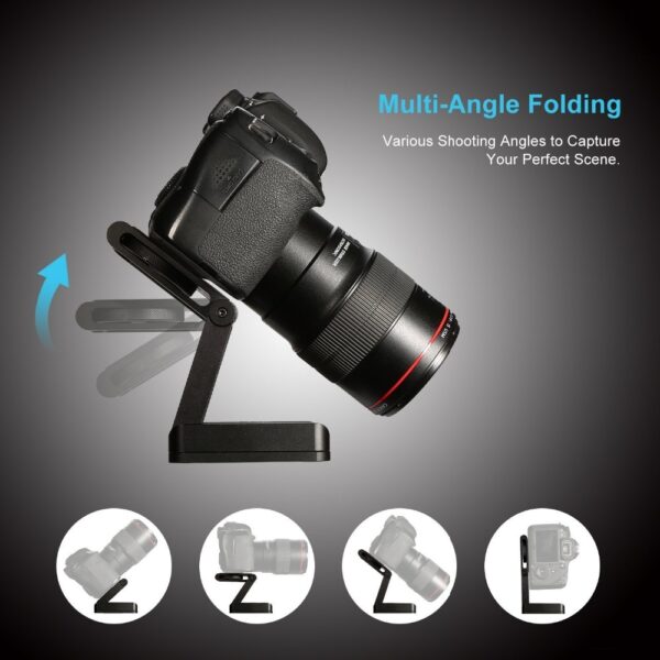 Professional Camera Flex Tripod Z Pan Tilt Aluminum Folding Z Tripod BRACKET Head Solution Photography Studio 5
