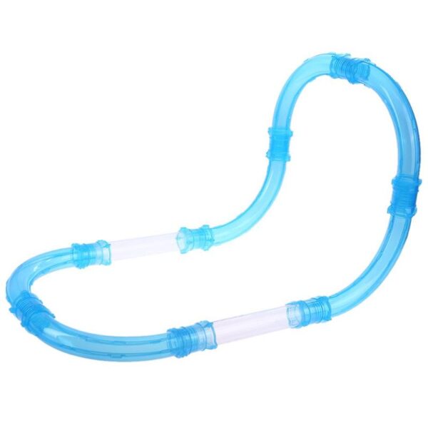 RC Car Toy Remote Control Speed Pipes Racing Track Car Toys Flash Light DIY Building Tube 2