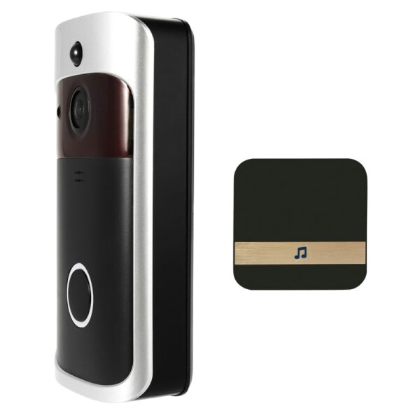 Smart WiFi Security DoorBell with Visual Recording Low Power Consumption Remote Home Monitoring Night Vision Video 1