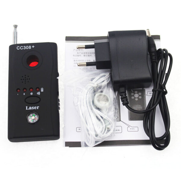 Topvico Full Range Anti Spy Bug Detector CC308 Mini Wireless Camera Hidden Signal GSM Device Finder 5