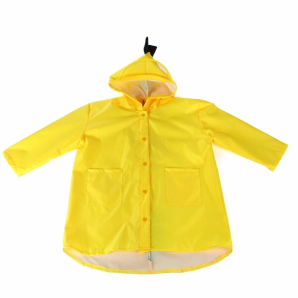 VILEAD Cute Small Dinosaur Polyester Baby Rain Coat Outdoor Waterproof Raincoat Children Windproof Poncho Boys Girls 3