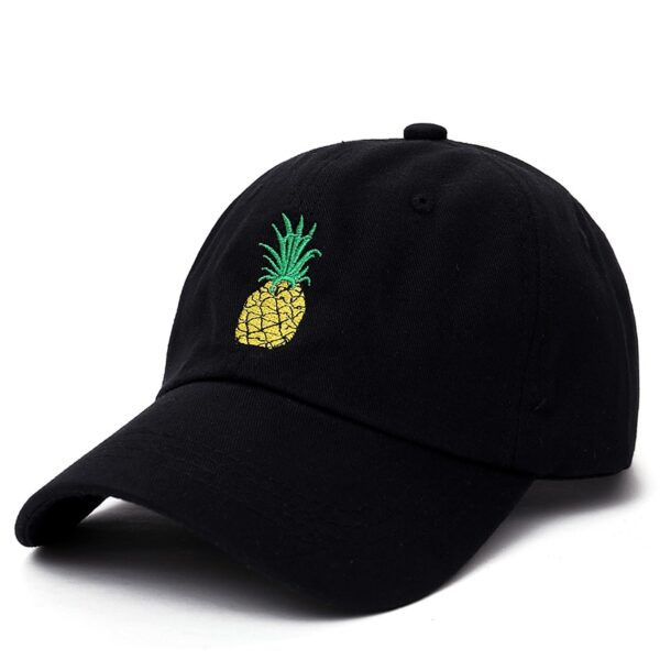 VORON new Pineapple Embroidered Baseball Cap Funny Fresh Fruit Hipster Hat Pineapple Dad Hat Baseball Cap 1