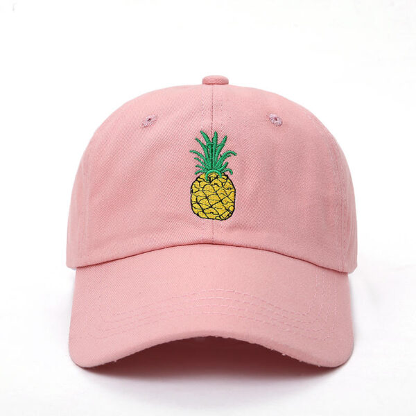VORON bag-ong Pineapple Gibordahan nga Baseball Cap Nakatawa nga Lab-as nga Fruit Hipster Hat nga Pineapple Dad Hat Baseball Cap 3