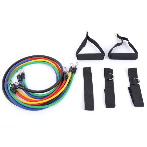 YHSBUY 2018 11 Pieces Set Resistance Bands Expander Pull Rope Fitness Gym Rubber Loop Sport Exercise 1
