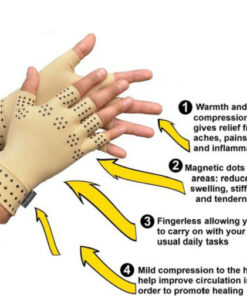 1 Pair Magnetic Therapy Fingerless Gloves Arthritis Pain Relief Heal Joints Braces Supports Health Care Tool 7 510x505 1