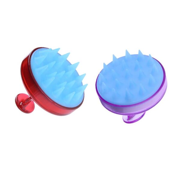 1 pcs Spa Slimming Massage Brush Silicone Head Body Shampoo Scalp Massage Brush Comb Hair Washing 1