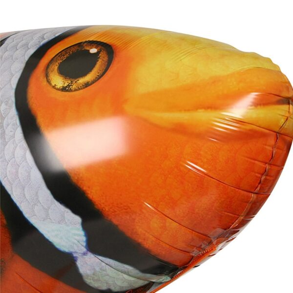 1PCS Remote Control Flying Air Shark Toy Clown Fish Balloons Inflatable Helium Fish plane RC Helicopter 4