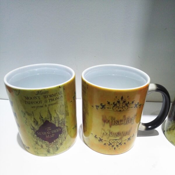 1Pcs Magic Mugs Harry Hot Drink Cup Color Changing Mug Potter Marauders Map Mischief Managed Wine 5