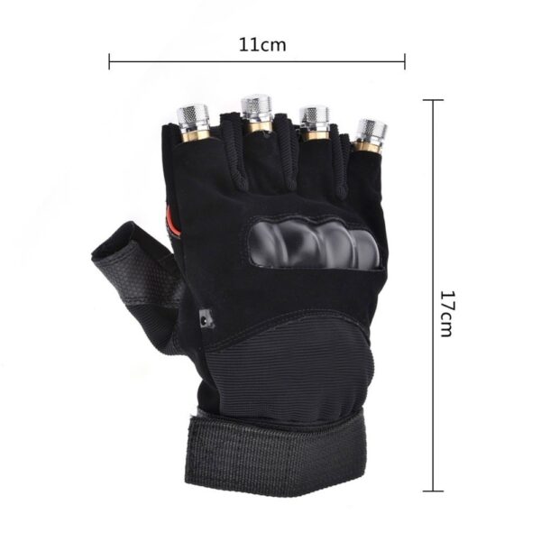 1Pcs Red Green Laser Gloves Dancing Stage Show Stage Gloves Light With 4 pcs Lasers and 3