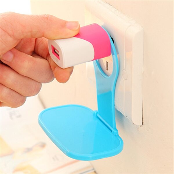 1pc Mobile Phone Charging Holder Foldable Storage Holders Desk Organizer Travel Portable Favor Send Random Colors 1