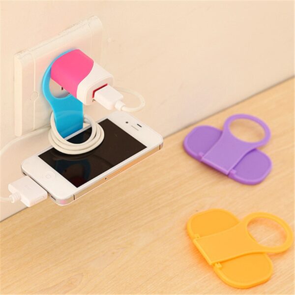 1pc Mobile Phone Charging Holder Foldable Storage Holders Desk Organizer Travel Portable Favor Send Random Colors