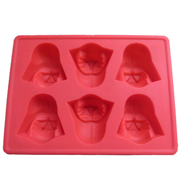 1pcs Fun Star Wars Darth Vader Cocktails Silicone Mold Ice Cube Tray Chocolate Fondant Mould diy 4