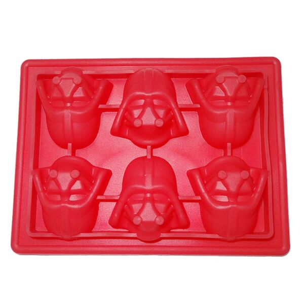 1pcs Fun Star Wars Darth Vader Cocktails Silicone Mold Ice Cube Tray Chocolate Fondant Mould diy 5