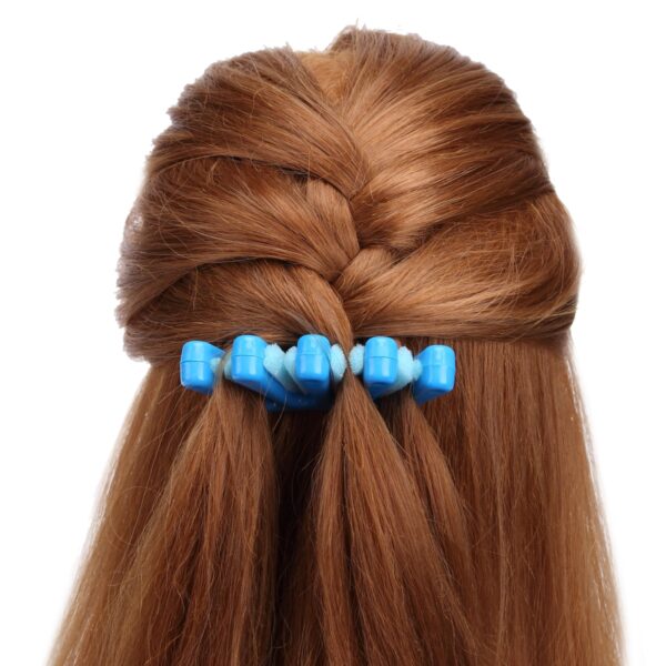 2 Colors Lady French Hair Braiding Tool Weave Sponge Plait Twist Hairstyling Braider DIY Accessories 4