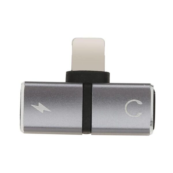 2 sa 1 Audio Charging Adapter Connector alang sa iPhone X 7 8 Charger Adapter Converter Support 8