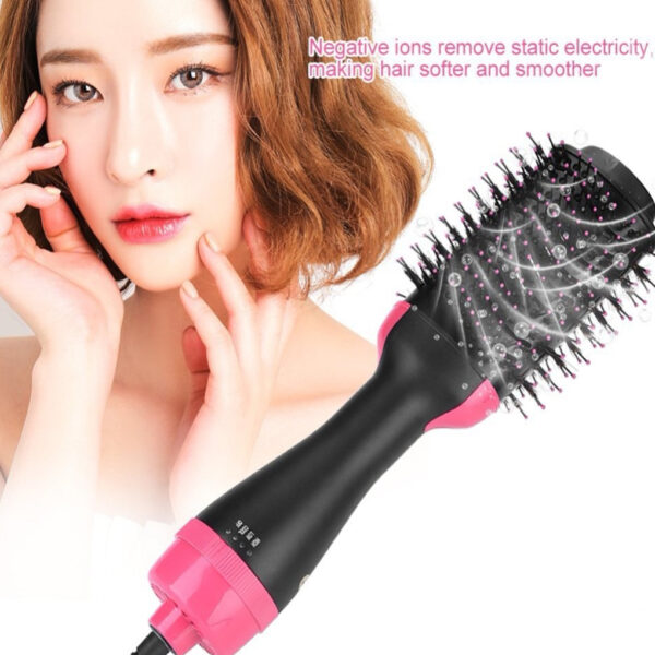 2 in 1 Multifunctional Hair Dryer Volumizer Rotating Hair Brush Roller Rotate Styler Comb Styling Straightening 2 1