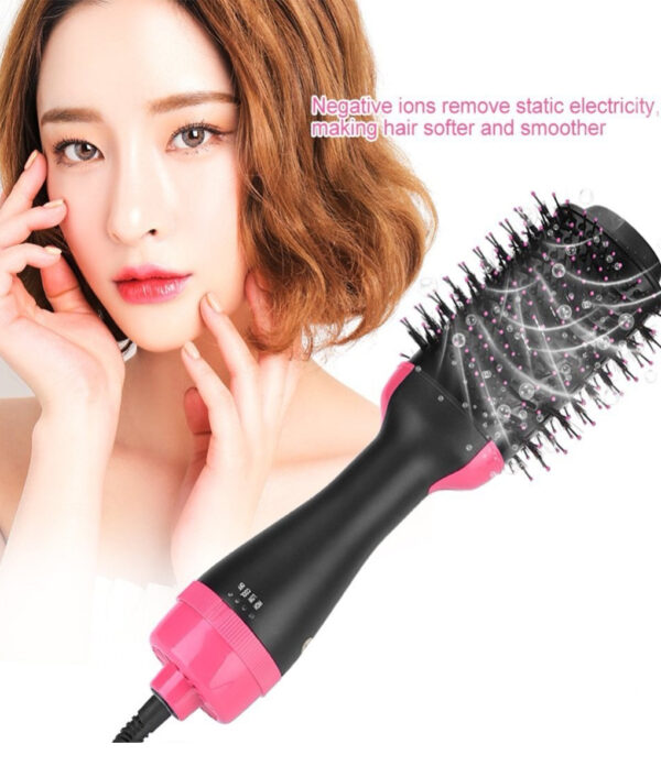 2 in 1 Multifunctional Hair Dryer Volumizer Rotating Hair Brush Roller Rotate Styler Comb Styling Straightening 2 1