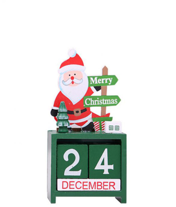 2018 Bag-ong Wood Christmas Advent Calendars Mga dekorasyon sa Pasko alang sa Home Xmas Ornament Creative Children s Christmas 3 510x510 1