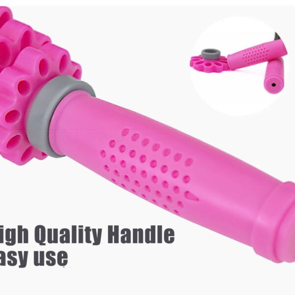 3 in 1 Detachable 12 Gears Adjustable Muscle Roller Massage Stick for Yoga Block Deep Tissue 3