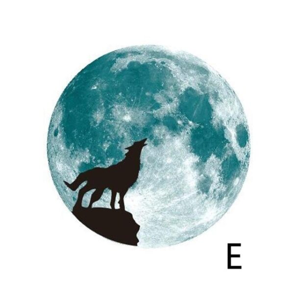 30cm 3D Glow star moon Wall Stickers for kids rooms Decal Baby Bedroom Home Decor Color 1.jpg 640x640 1