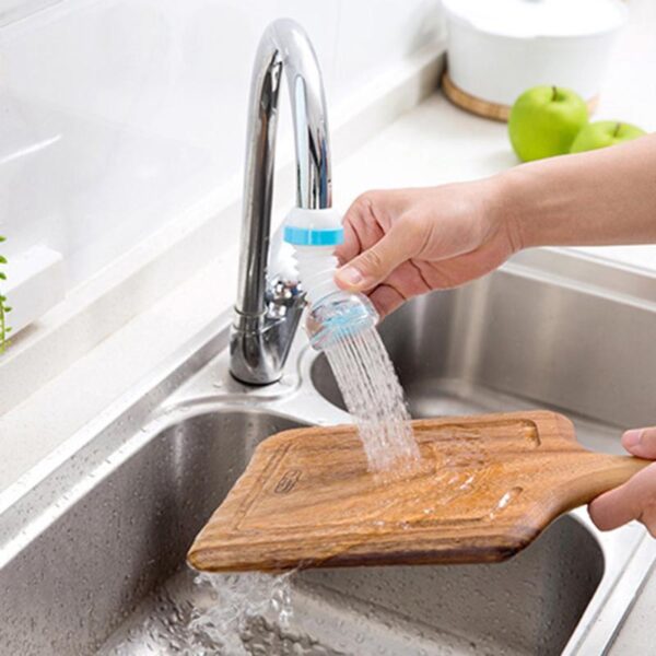 360 องศา Home Rotatable Water Bubbler หัวหมุนประหยัดน้ำก๊อกน้ำ Aerator หัวฉีด Tap Adapter อุปกรณ์ 1