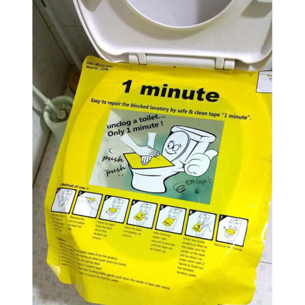 3PCS Set Toilet Dredge Unclog Toilet Only 1 Minute Easy To Fix The Clogged Toilet With 1