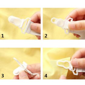 Stable Bed Sheet Fasteners (4Pcs) - image 2