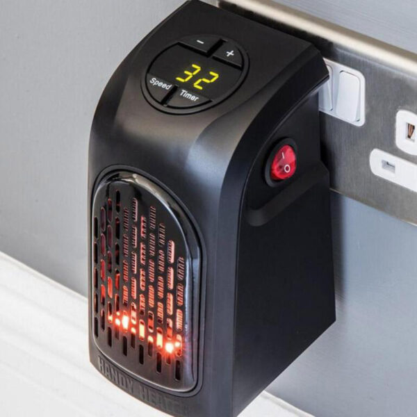 400W Mini Fan Heater Desktop Electric Heater Household Wall Handy Heater Stove Radiator Warmer Machine for 4