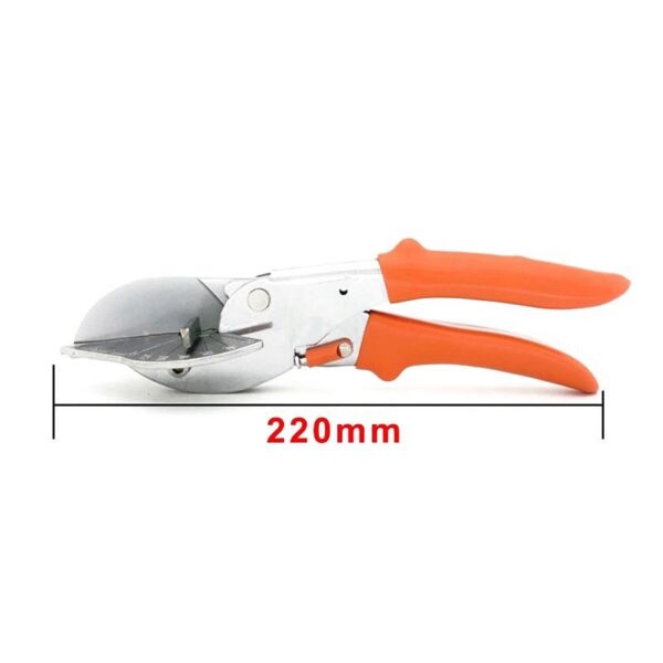 45 180 Degere Multi Angle Miter Siding Wire Duct Cutter PVC PE Plastic Pipe Hose Scissor 2