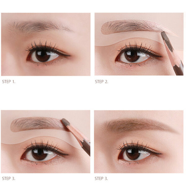 4pcs Magic Eyebrow Stencil Makeup Styles A Stencil For The Eye Brow Drawing Template Make Up 4
