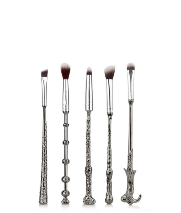 5 pcs Harry Makeup Brush Sets Potter Magic Wand Eye Shadow Brush Comestic With Bag Brush 2 510x510 1