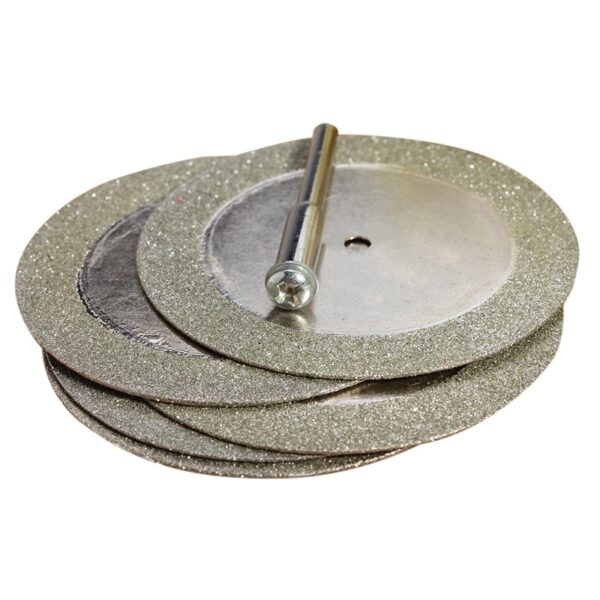 5pcs 50mm Diamond Cutting Discs Drill Bit For Rotary Tool Glass Metal 2