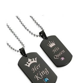 King and Queen Necklace - image 1