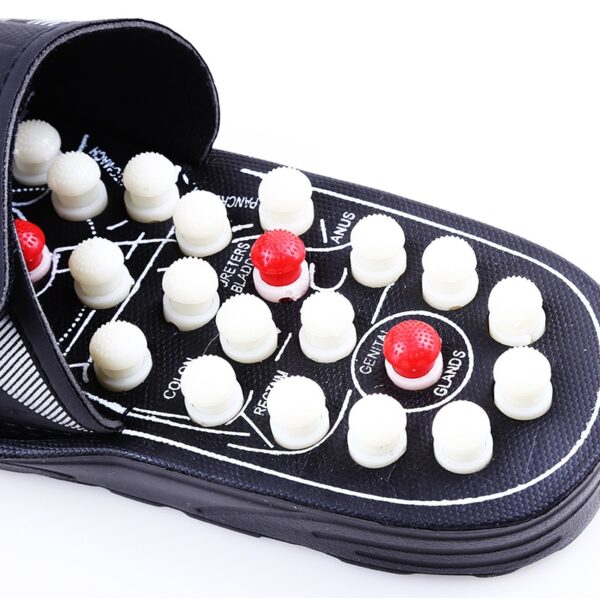 Acupoint Massage Slippers Sandal For Men Feet Chinese Acupressure Therapy Medical Rotating Foot Massager Shoes Unisex 1