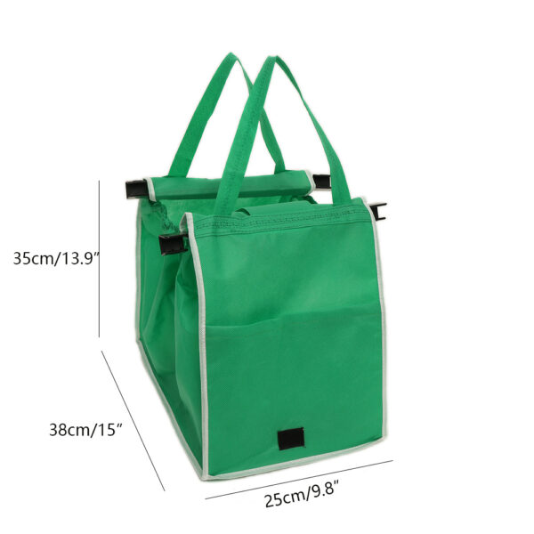 As Seen On TV Grocery Grab Shop Bag Foldable Tote Eco friendly Reusable Large Trolley Supermarket 5