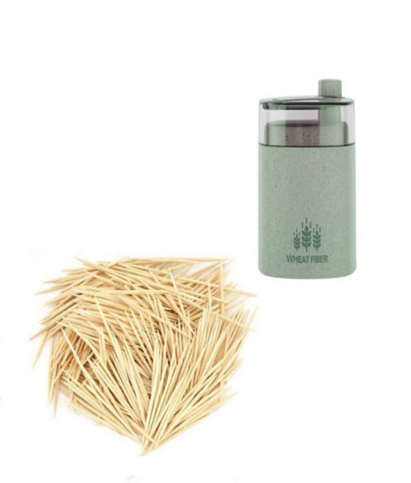 Automatic Toothpick Holder Container Wheat Straw Household Table Toothpick Storage Box Toothpick Dispenser 1 510x510 1