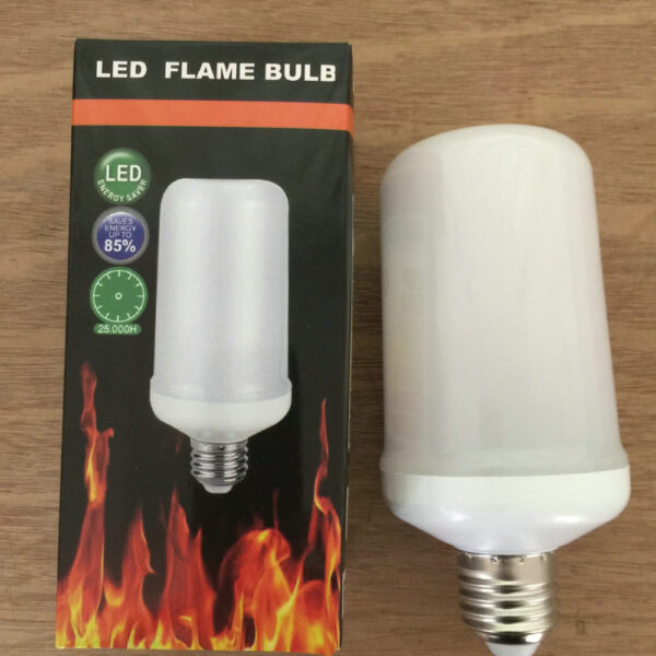 BUYBAY E27 E26 2835 LED Flame Effect Fire Light Bulbs 7W Creative Lights Flickering Emulation Vintage 5