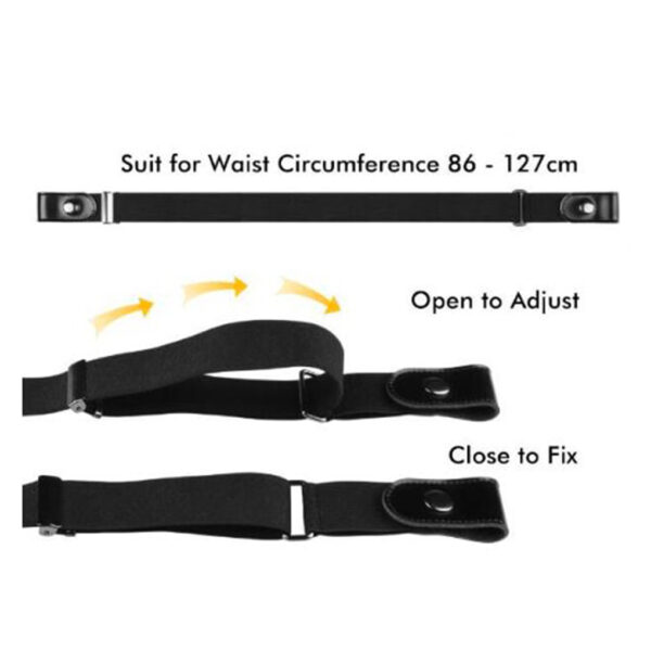 Buckle Free Belt Buckle Free Adjustable Belt No Buckle Stretch Belt Women s Plus Belts for 1 1