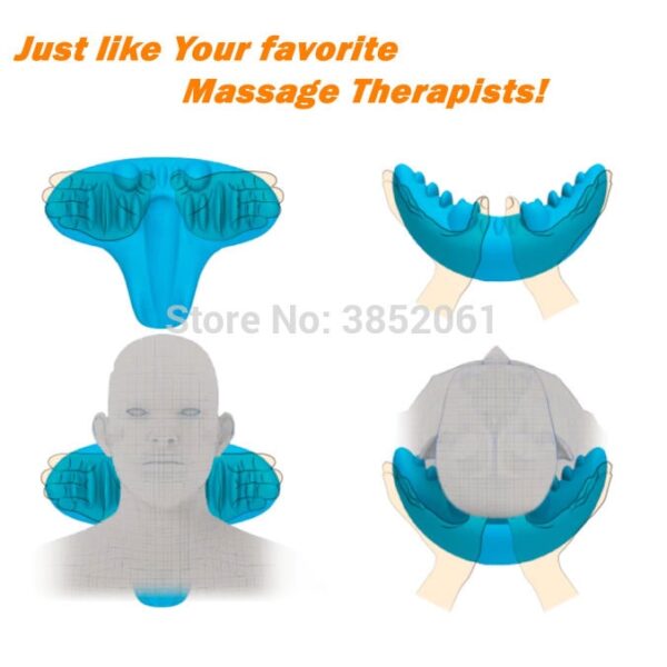C Rest Neck Pain Relief Massage Pillow C Style for Cervical vertebra massage Neck and shoulder 1