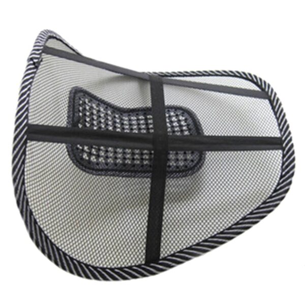 Chair Back Support Massage Cushion Mesh Relief Lumbar Brace Car Truck Office Home Cushion Seat Chair 2