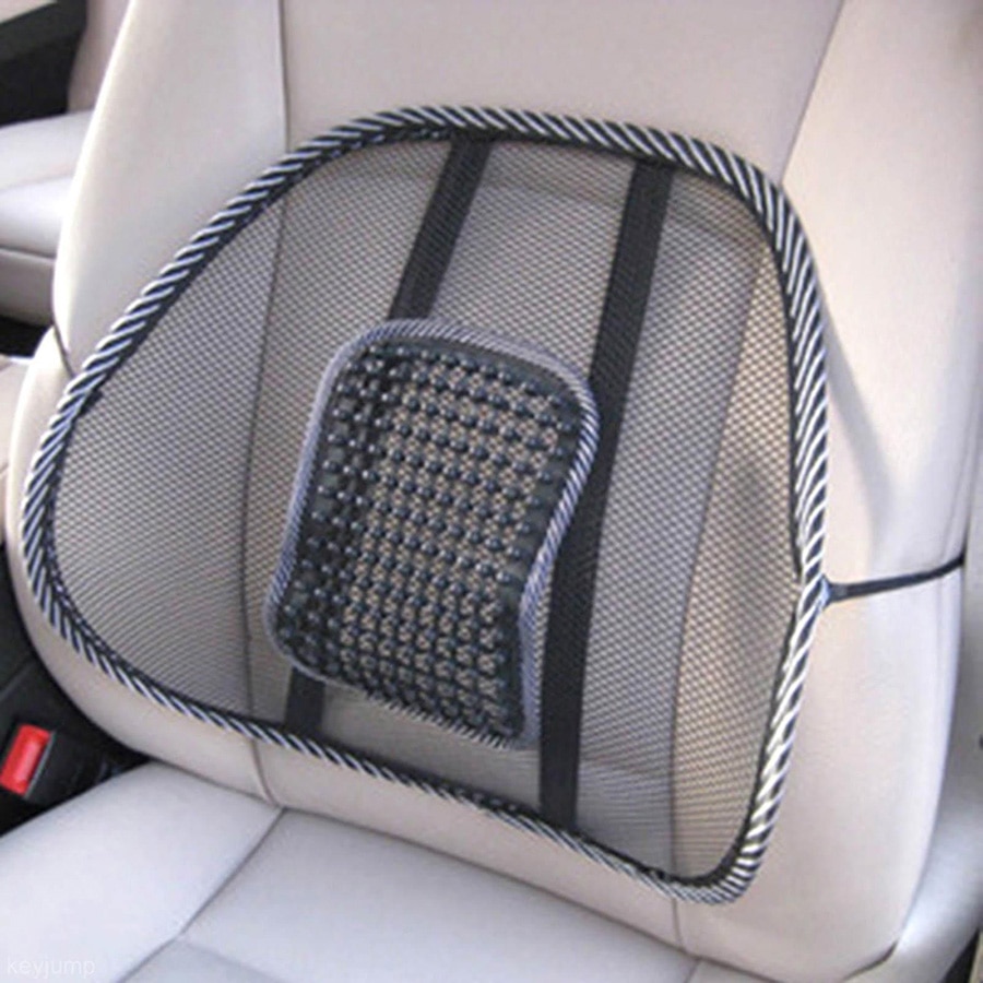 Chair Back Support Massage Cushion Mesh Relief Lumbar Brace Car