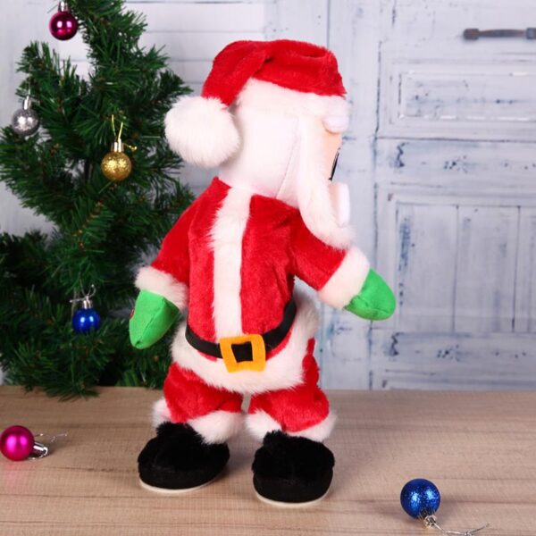 Kirsimeti Electric Twerk Santa Claus Toy Music Dancing Doll Xmas navidad Kyaututtukan Kirsimeti kayan wasan kwaikwayo na Kirsimeti 1