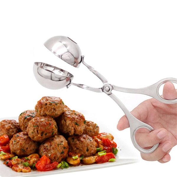 Convenient Meatball Maker Stainless Steel Stuffed Meatball Clip DIY Fish Meat Rice Ball Maker